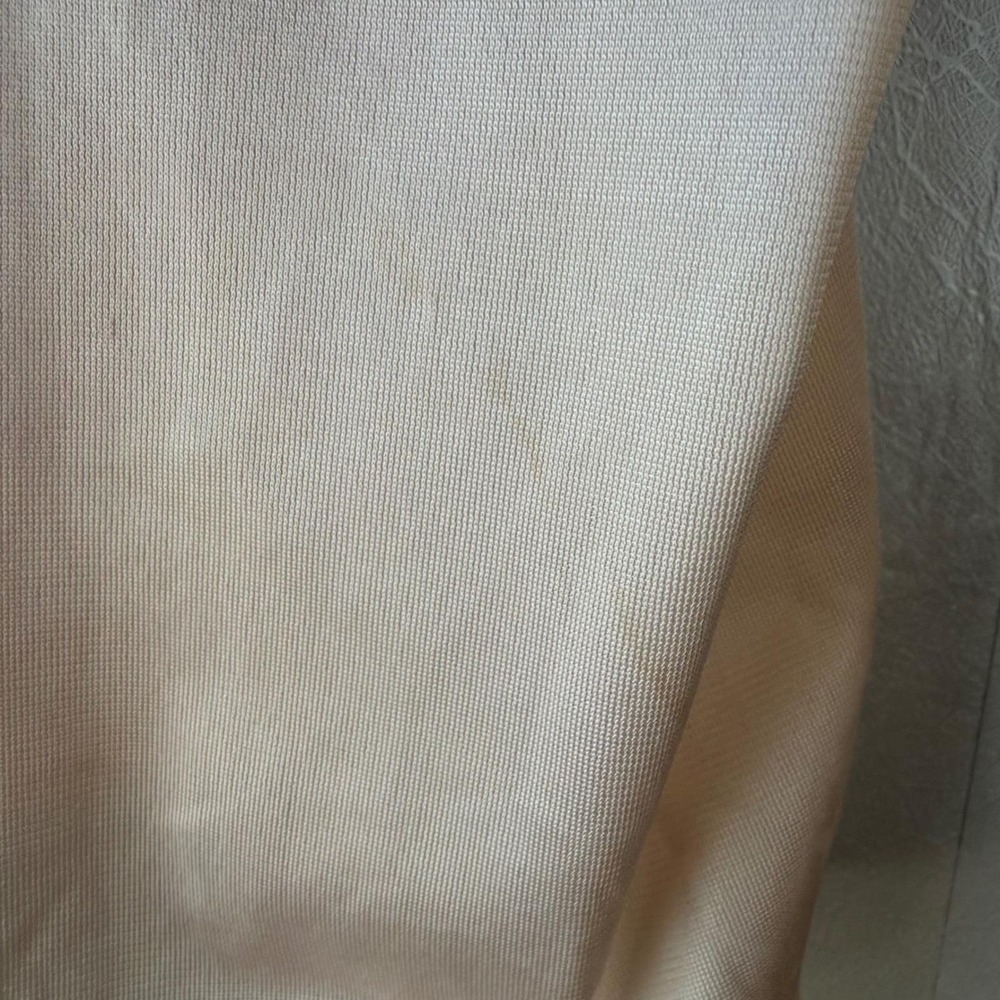 Vintage Peach Lace Trim Camisole Rosette Detail V-Neck Lingerie Top Small Medium - Picture 5 of 9